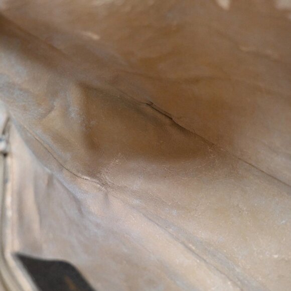 GUCCI Logo Sherry GG Pattern Shoulder Bag PVC Leather Brown GHW Italy - Picture 7 of 13